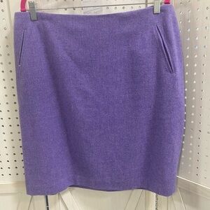 Talbots Purple Pencil Skirt
